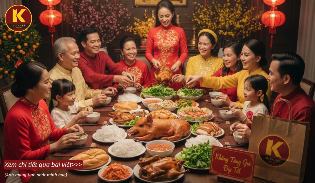 đặt món quay không tăng giá dịp Tết