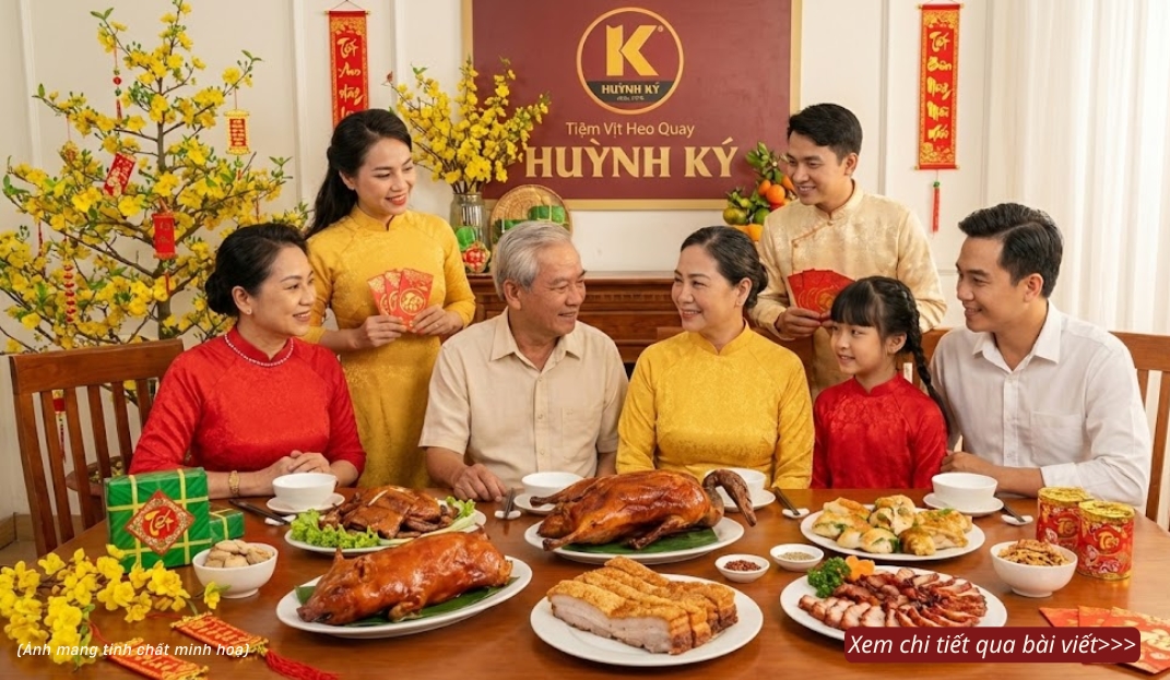món quay cho tiệc gia đình đầu năm