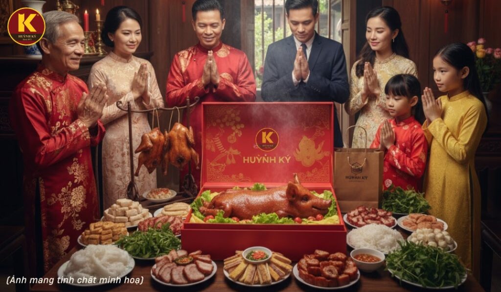 Ý nghĩa của set món quay trong mâm cúng ngày Tết