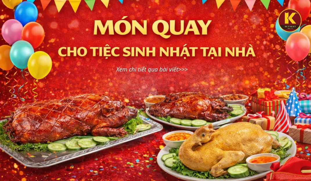 món quay cho tiệc sinh nhật tại nhà
