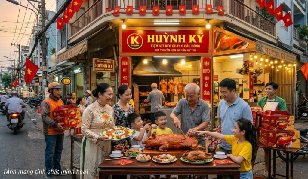 Nhu cầu đặt món quay cho kỳ nghỉ lễ tại nhà ngày càng tăng