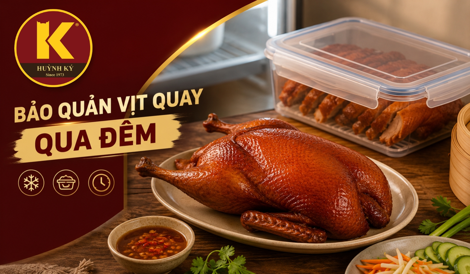 Cách bảo quản vịt quay qua đêm