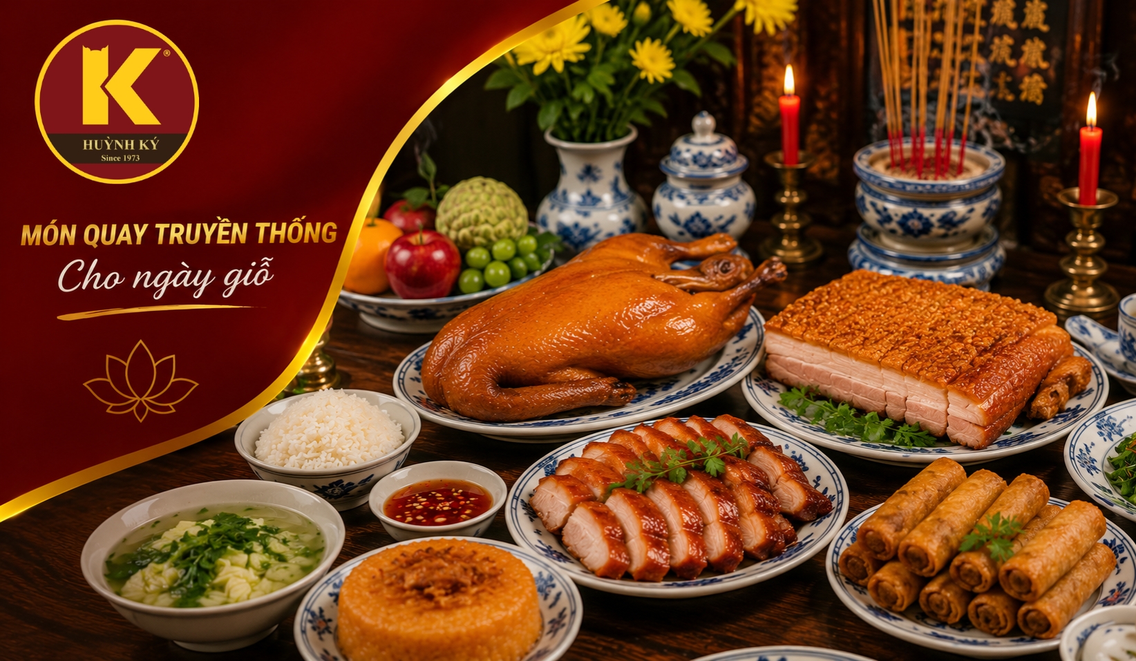 Món quay truyền thống cho ngày giỗ