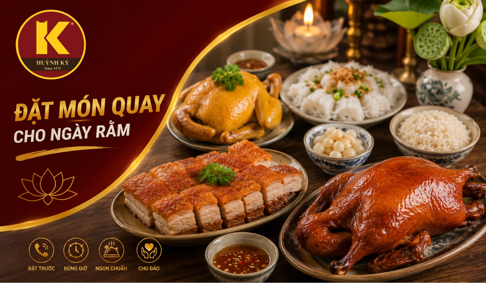 Kinh nghiệm đặt món quay cho ngày rằm