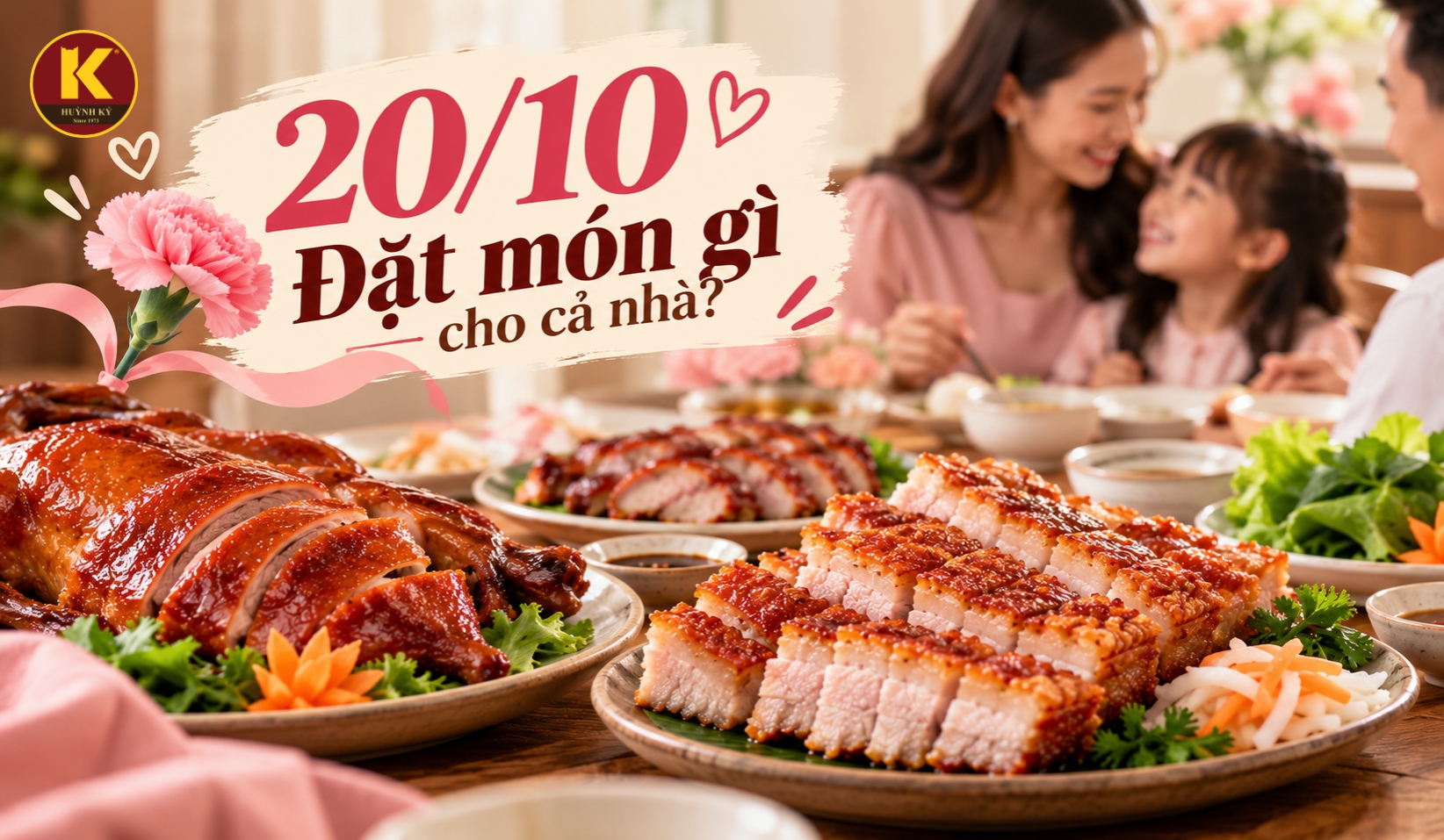 20 tháng 10 đặt món gì cho cả nhà
